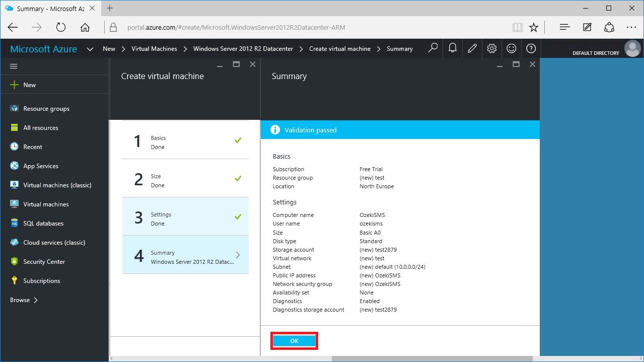 features of the azure sms sending